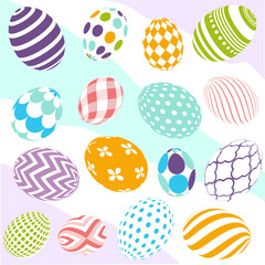 Wall Mural - Seamless Easter Pattern