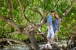 © MNStudio - Young couple on a tropical island