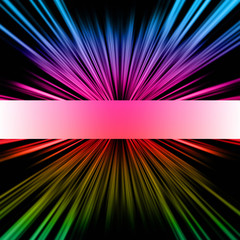 Poster - powerful stripe background design