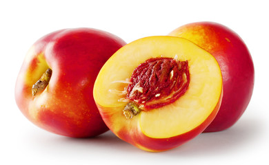 Wall Mural - Ripe juicy nectarines