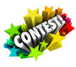 Contest Word Stars Fireworks Exciting Raffle Drawing News