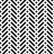 Black and white pattern. Vector ornament.