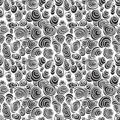 Wall Mural - hand-drawn seamless pattern may be used as background