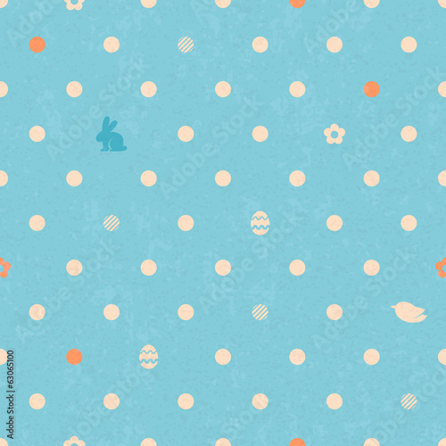 wielkanocny-polka-dot-bezszwowy-rocznika-wzor-w-blekitnym-kolorze
