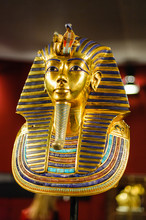 Burial Mask Of The Egyptian Pharaoh Tutankhamun