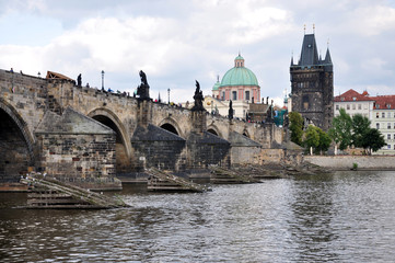 Wall Mural - Charles Bridge, Prague, Czech Republic, Europe