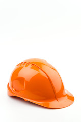 Isolated safety helmet hat