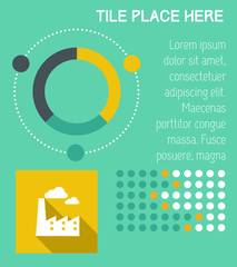 Sticker - Flat Infographic Elements. Vector Illustration EPS 10.