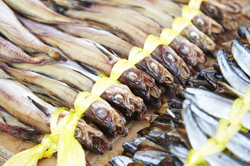 Wall Mural - Dried fish