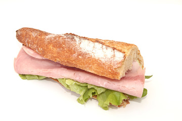 Sticker - sandwich au jambon