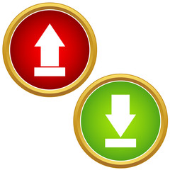 Poster - Download and Upload buttons