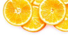 Juicy Fresh Colorful Orange Slices