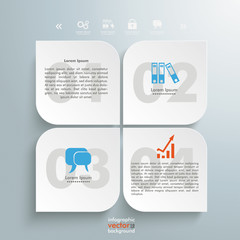 Wall Mural - round quadrates template 4 options