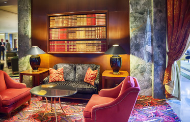 Wall Mural - lounge room in hotel