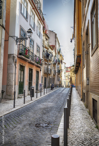 Naklejka dekoracyjna Lisbon's city street