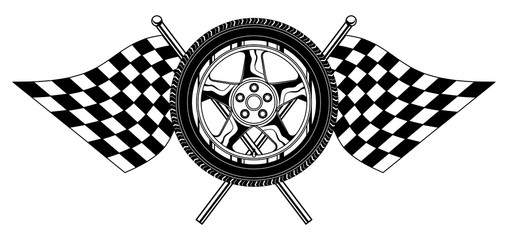 Wheel With Flags