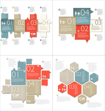 Collection of Infographic Templates