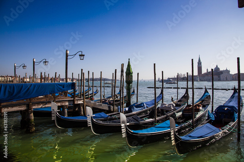 Naklejka dekoracyjna Venezia - Gondole