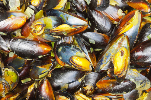 Cuadros en Lienzo moules marinières à la créole