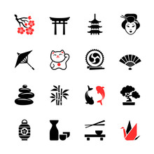 Japanese Theme Icon Set