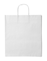 Canvas Print - white bag template plastic paper shopping