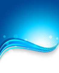 Poster - Abstract blue background