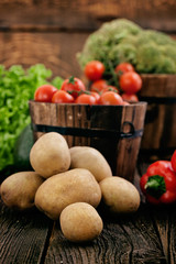 Poster - Fresh organic vegetables