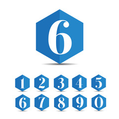 Poster - Number set vector