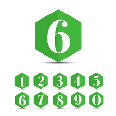 Poster - Number set vector
