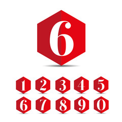 Poster - Number set vector