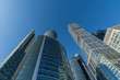 © sergeypankov - Skyscraper on the background of blue sky