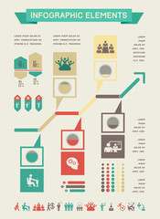 Sticker - Business Infographic Template.