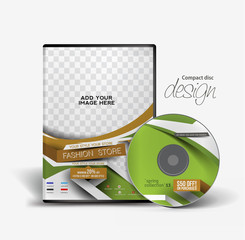 Canvas Print - Fashion Traning DVD Case and Disc Vector Design