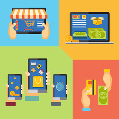 Poster - online shopping