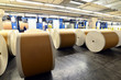 Papierrollen in Druckerei // Paper rolls in printing