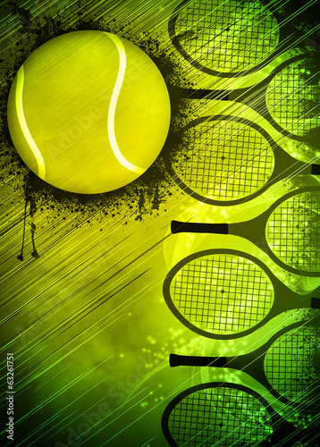 Dekoracja na wymiar  tlo-tenisowe