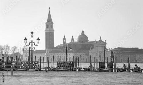 Naklejka na kafelki Venice - Waterfront and San Giorgio Maggiore church