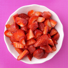 Chopped Strawberries