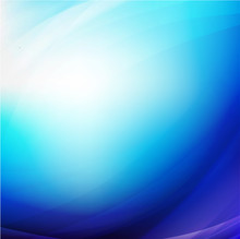 Abstract Blue Smooth Flow Background For Modern Design, Vector I