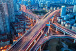 © chungking - city interchange with tail lights