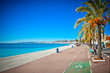 Promenade des Anglais in Nice, France.