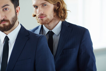 Canvas Print - Businessman in suit