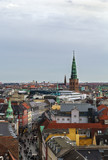 Fototapeta Miasto - view of the Copenhagen, Denmark