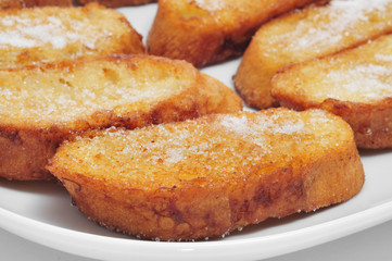 Wall Mural - torrijas, typical spanish dessert for Lent and Easter