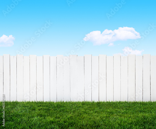 White Garden Fence Buy This Stock Photo And Explore Similar Images At Adobe Stock Adobe Stock