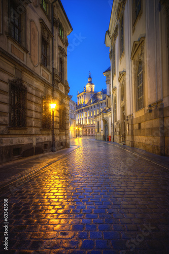 Naklejka na szybę Uliczki Wrocławia