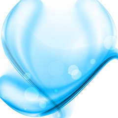 Wall Mural - technology stylish beautiful blue colorful wave background vecto