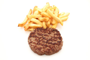 Sticker - steak et frites