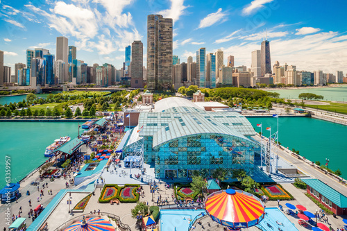 Navy Pier in Chicago Canvas-taulu