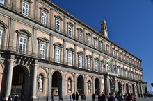 Royal Palace In Piazza Del Plebiscito, Naples, Italy
